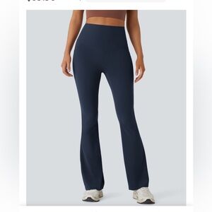 Halara UltraSculpt SoCinched Legging Bootcut Carbon Blue XS 30” inseam NWT